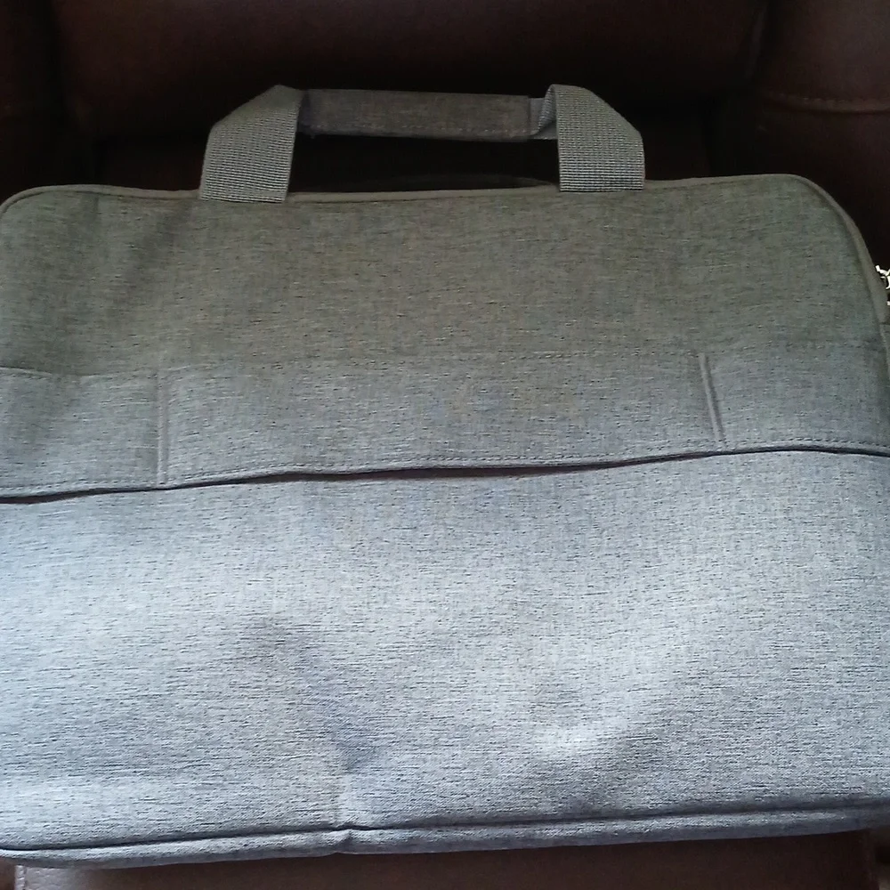 Elegant Gray Laptop Bag